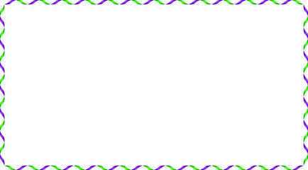 Streamer Border with transparent background