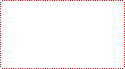 Triangles Border with transparent background