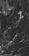 Monochrome abstract black-gray-white watercolor graphite background. Hand-painted texture splashes drops of paint paint smears. Best for the print fabric poster wallpaper cover wrapping and packaging.