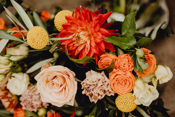 Bouquet de fleurs coloré