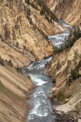 waterfall in the mountains