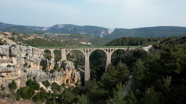 Historical Varda Bridge in Adana. Turkey. 