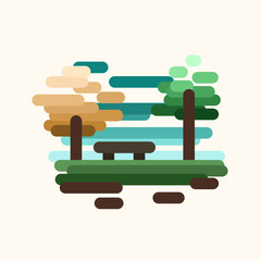 Simple nature illustration