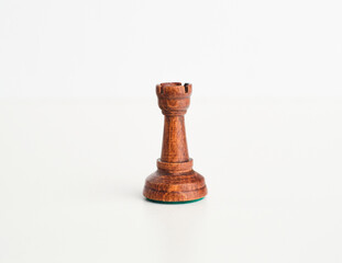 chess pieces on the white background, isolated