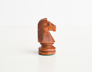 chess pieces on the white background, isolated