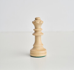 chess pieces on the white background, isolated