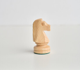 chess pieces on the white background, isolated