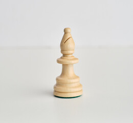 chess pieces on the white background, isolated