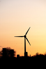 Sunset Windmill