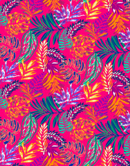 Seamless flowers pattern, floral print.