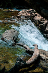 Fototapeta premium waterfall in the mountains