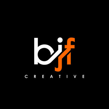 BJF Letter Initial Logo Design Template Vector Illustration