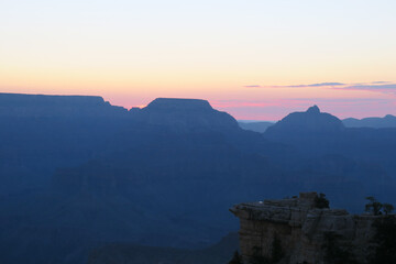 Fototapeta na wymiar Grand Canyon Sunrise Nevada USa