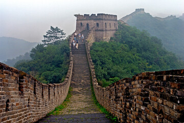 Grande Muralha da China em Mutianyu. China.