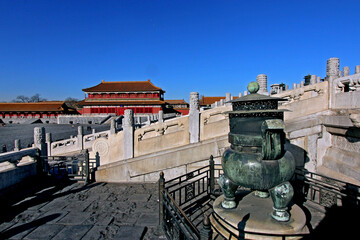 Cidade Proibida em Pequim. China.