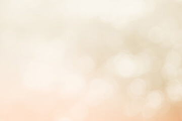 Abstract blurry cream color for background, Blur festival lights outdoor celebration and white bokeh focus texture decorative design elegant for winner.