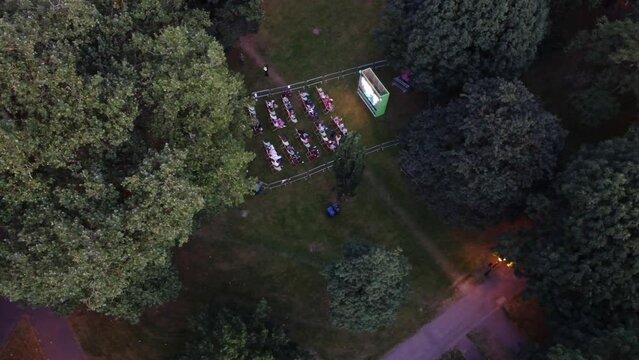 Outdoor cinema, ealing green