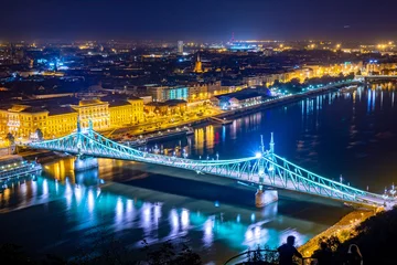 Foto op Plexiglas ハンガリー・ブダペストの夜景 © Junichi