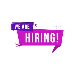 we are hiring