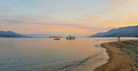 Praia da Ilha das Cabas in Ilha Bela Brazil