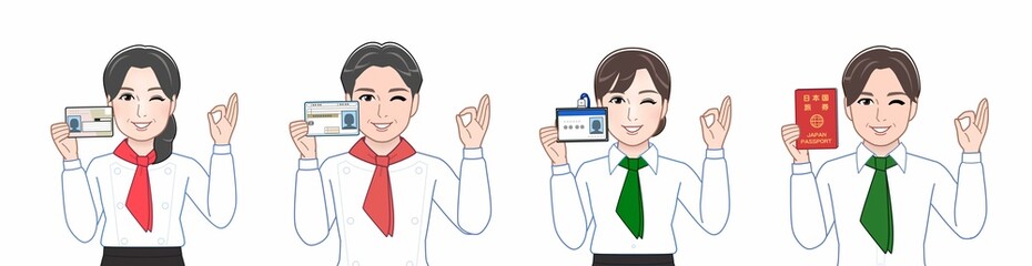 レストランで働く人々