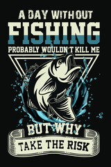 Fishing T-shirt Design