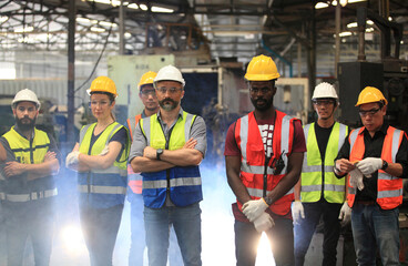  engineer on site working for production or maintenance  big machine industry in factory