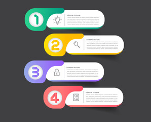 modern text box template, infographics banner 