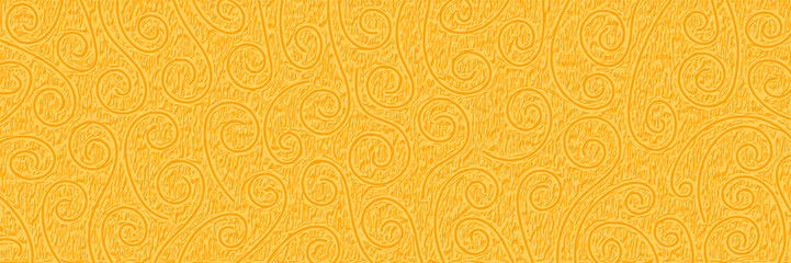 Bright vector background, banner. Abstract structure, shades of yellow.