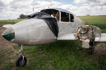 Abandoned plane