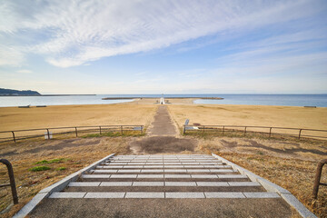 兵庫県淡路島　多賀の浜海水浴場