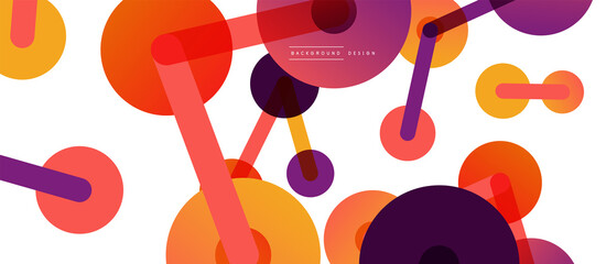 Network concept abstract background. Dots connection. Big data idea. Business template for wallpaper, banner, background or landing