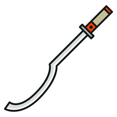 Illustration of Sickle design icon