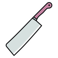 Illustration of Kitchen Knife design icon