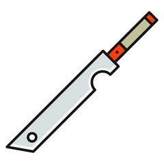 Illustration of Zabuza Sword design icon