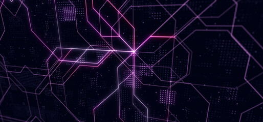 Abstract technology circuit board. Abstract digital background with technology circuit board texture. Electronic motherboard illustration.	