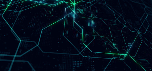 Abstract technology circuit board. Abstract digital background with technology circuit board texture. Electronic motherboard illustration.	