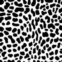 Vector black leopard print pattern animal Seamless. Leopard skin abstract for printing, cutting and crafts Ideal for mugs, stickers, stencils, web, cover. wall stickers, home decorate and more.