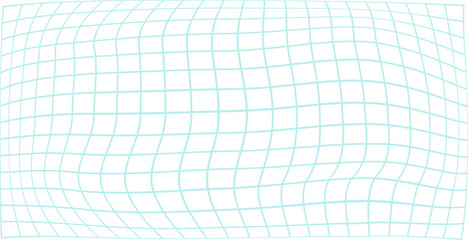 blue wavy grid vector background