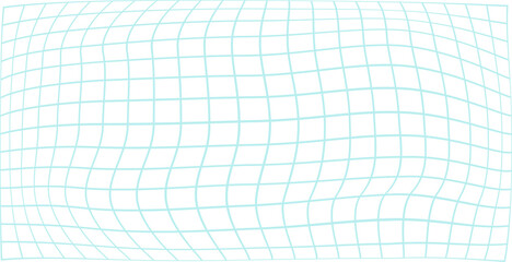 blue wavy grid vector background