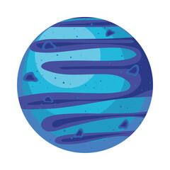 planet or sphere blue
