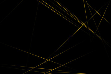 Abstract black with gold lines, triangles background modern design. Vector illustration EPS 10.