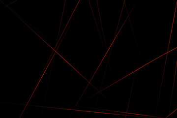 Abstract black with red lines, triangles background modern design. Vector illustration EPS 10.