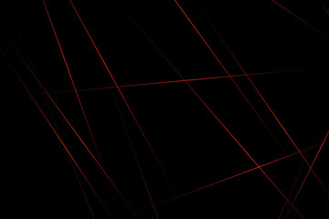 Abstract black with red lines, triangles background modern design. Vector illustration EPS 10.