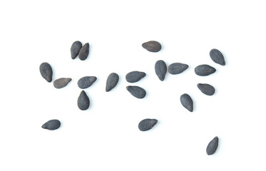 black sesame on white