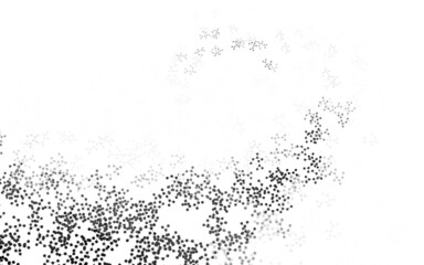 Light Gray vector background with forms of artificial intelligence.