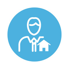 house Realtor Isolated Vector icon which can easily modify or edit

