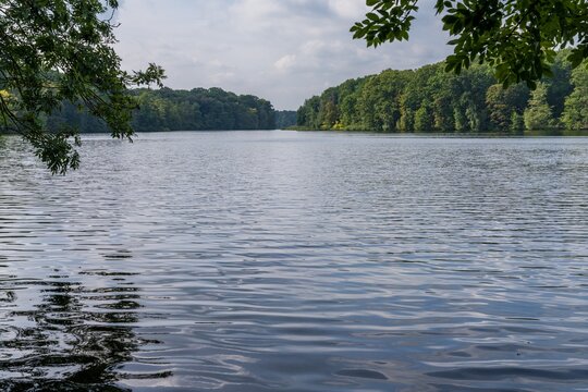 View over the Schlachtensee in Berlin, Germany