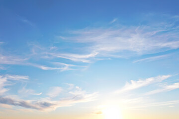 blue sky clouds background abstract skyline landscape nature paradise air