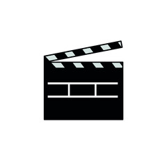 clapper film. film clapper icon